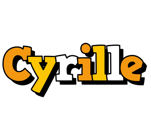 Cyrille cartoon logo