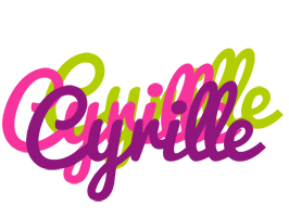 Cyrille flowers logo