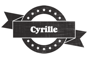 Cyrille grunge logo