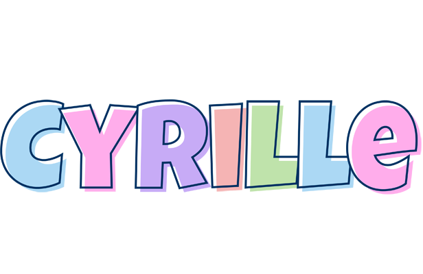 Cyrille pastel logo