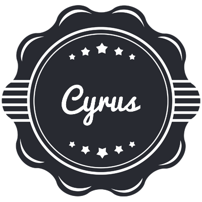 Cyrus badge logo