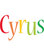 Cyrus birthday logo