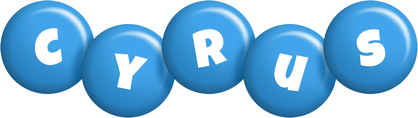 Cyrus candy-blue logo