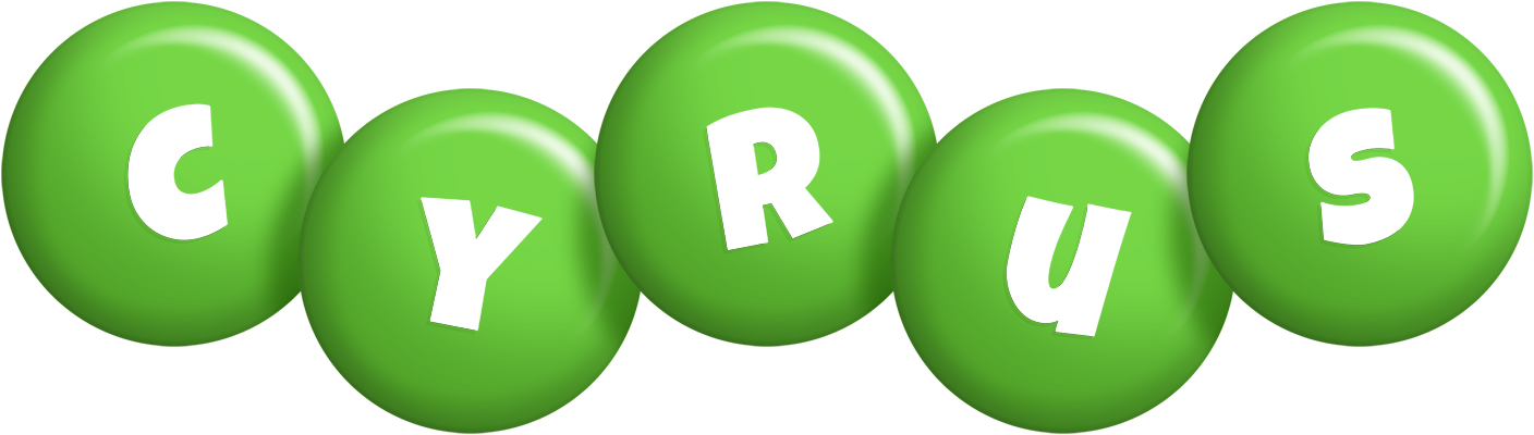 Cyrus candy-green logo