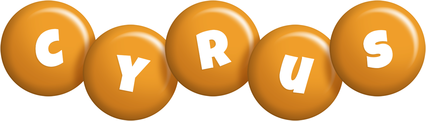 Cyrus candy-orange logo