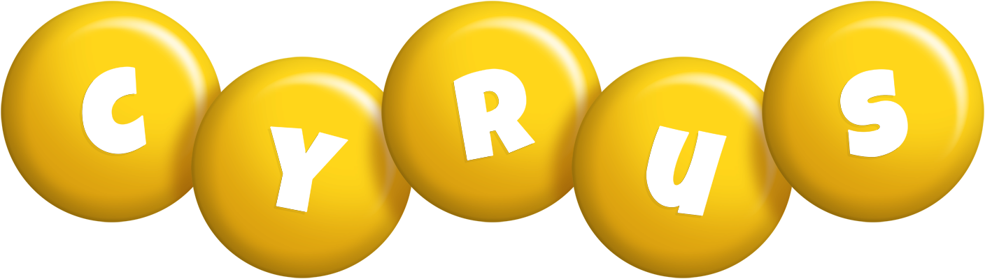 Cyrus candy-yellow logo