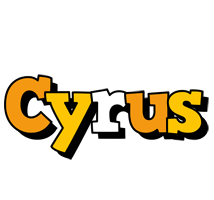 Cyrus cartoon logo