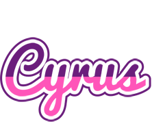 Cyrus cheerful logo