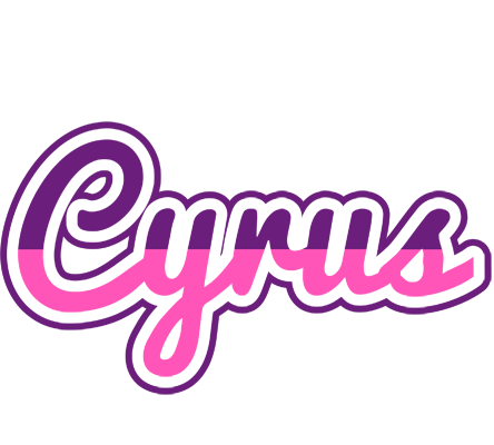 Cyrus cheerful logo