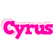 Cyrus dancing logo