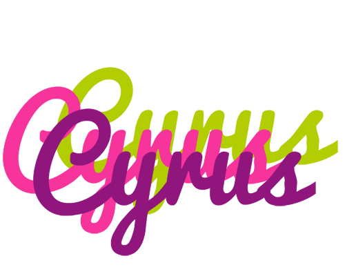 Cyrus flowers logo