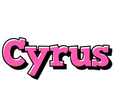 Cyrus girlish logo