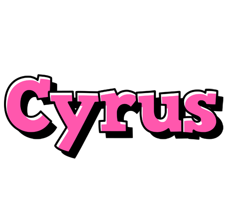 Cyrus girlish logo