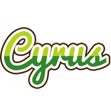 Cyrus golfing logo