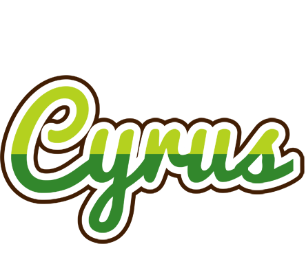 Cyrus golfing logo