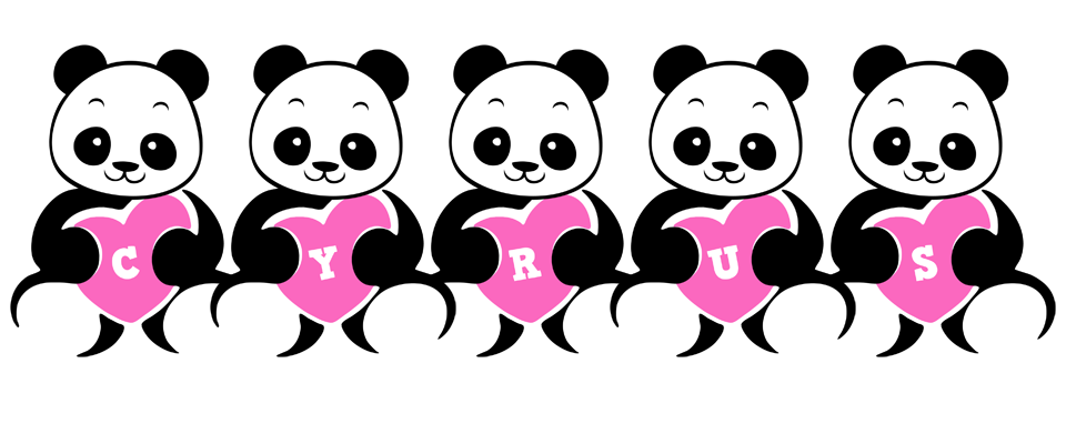 Cyrus love-panda logo