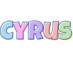 Cyrus pastel logo