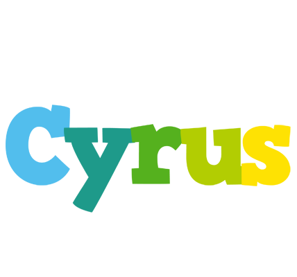 Cyrus rainbows logo