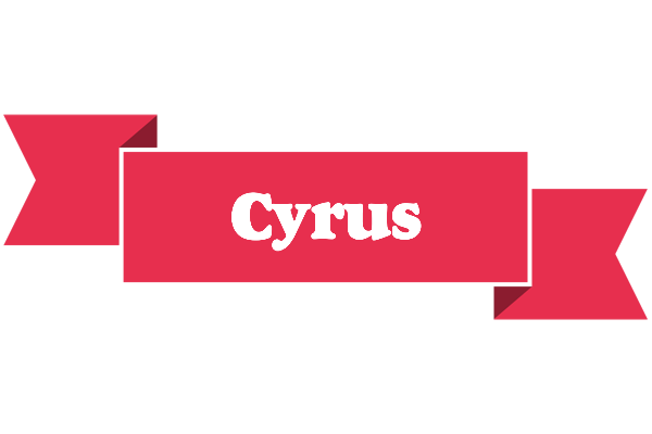 Cyrus sale logo