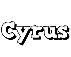 Cyrus snowing logo