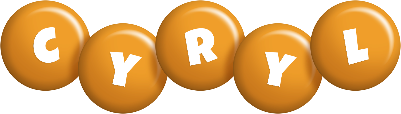 Cyryl candy-orange logo