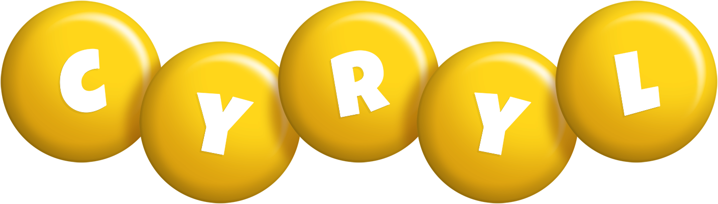 Cyryl candy-yellow logo