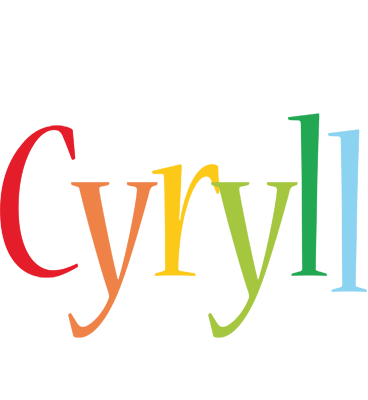 Cyryll birthday logo