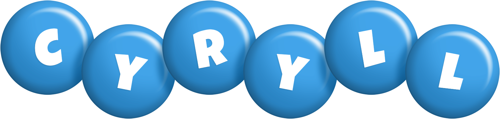Cyryll candy-blue logo