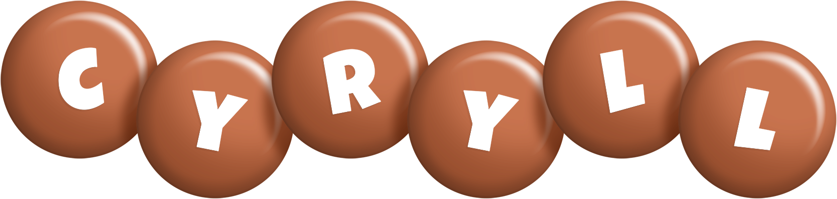 Cyryll candy-brown logo