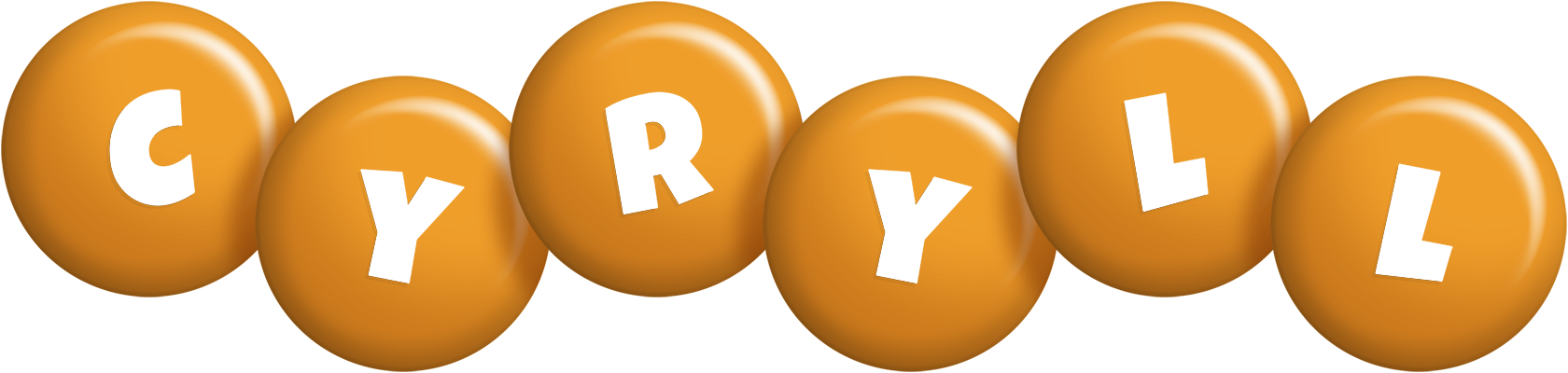 Cyryll candy-orange logo