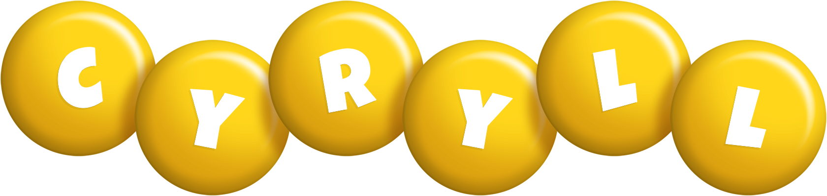 Cyryll candy-yellow logo