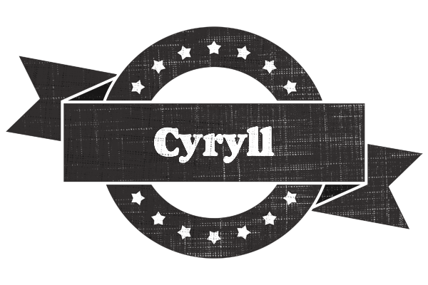 Cyryll grunge logo