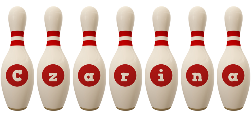 Czarina bowling-pin logo