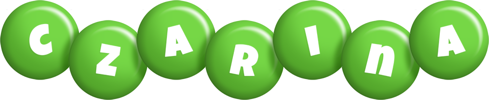 Czarina candy-green logo