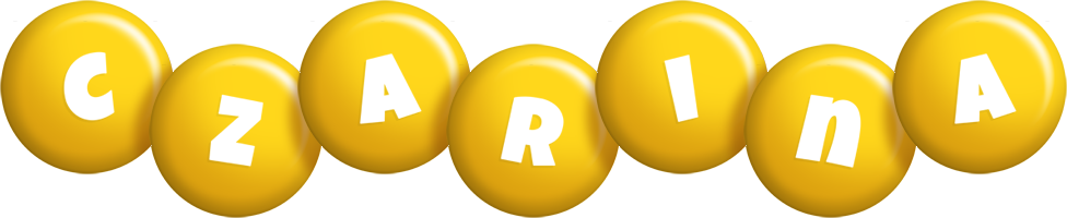 Czarina candy-yellow logo