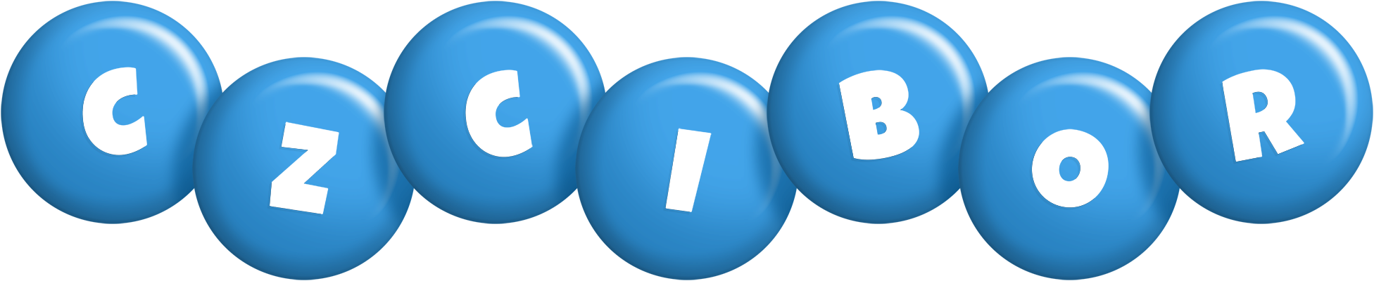 Czcibor candy-blue logo