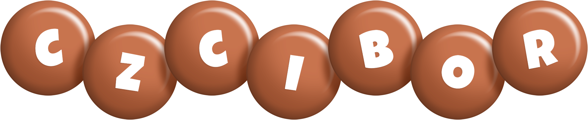 Czcibor candy-brown logo