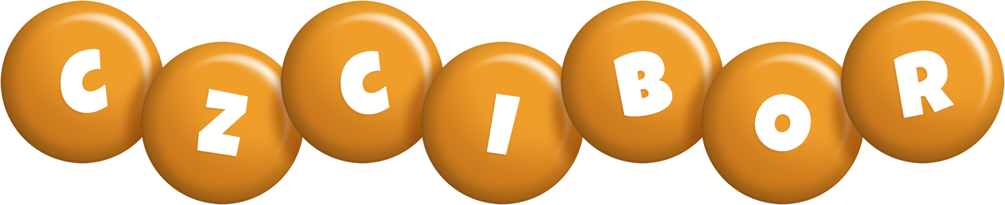 Czcibor candy-orange logo