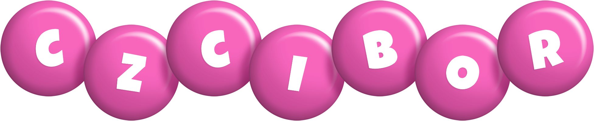 Czcibor candy-pink logo