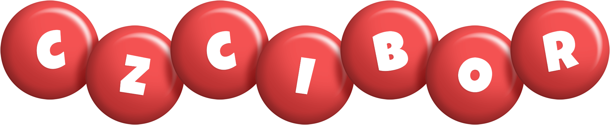 Czcibor candy-red logo