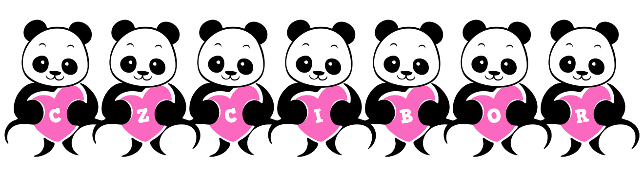 Czcibor love-panda logo