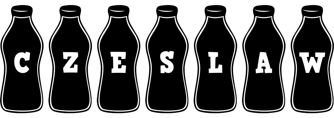 Czeslaw bottle logo