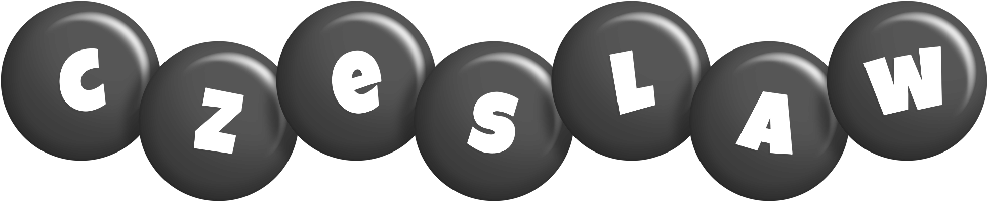 Czeslaw candy-black logo