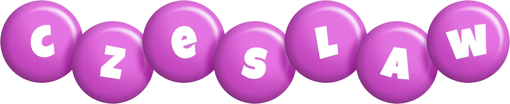 Czeslaw candy-purple logo