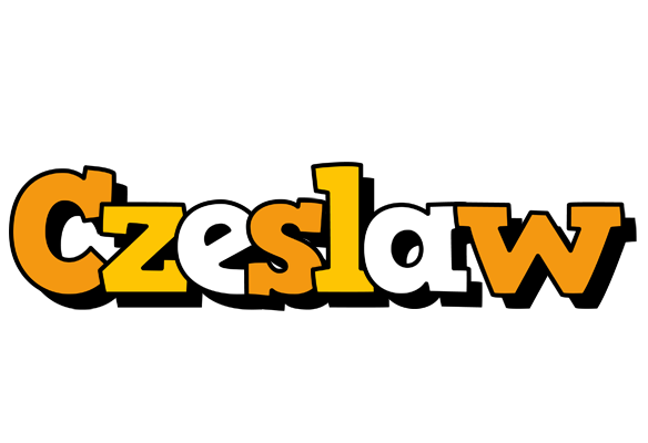 Czeslaw cartoon logo