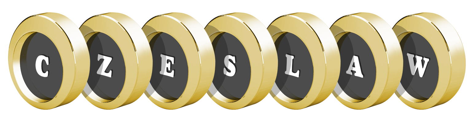 Czeslaw gold logo