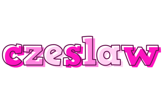 Czeslaw hello logo