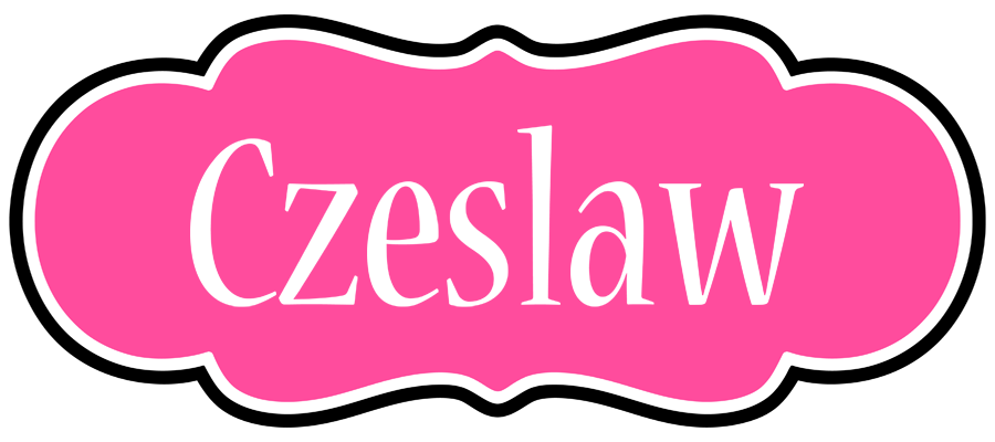 Czeslaw invitation logo