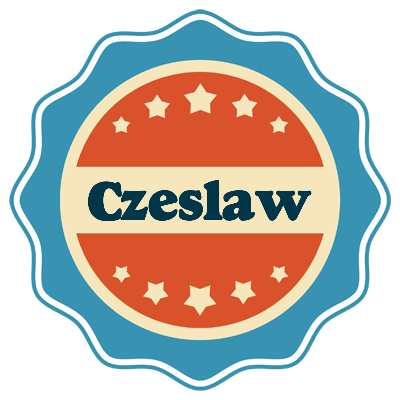 Czeslaw labels logo