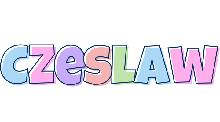Czeslaw pastel logo